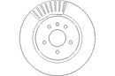 Disctech Brake Disc - Fits Bmw, Opel - ABD3202 - Rear Axle