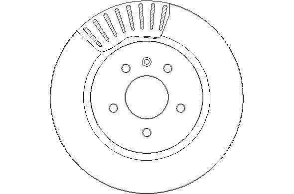Disctech Brake Disc - Fits Bmw, Opel - ABD3202 - Rear Axle