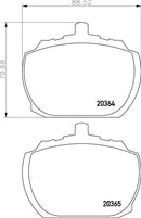 Mintex Brake Pad Set fits -Ford Ldv Reliant Rover Triumph MLB40 (also fits other vehicles)