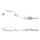 BM Cats Approved Petrol Catalytic Converter - BM91404H with Fitting Kit - FK91404