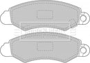 Borg & Beck Brake Pad Set - BBP1606