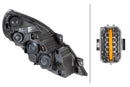 HELLA 1LR 010 117-221 Halogen/FF-Headlight - right - fits Renault Master III Chassis (EV, HV, UV)