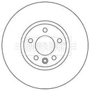 Borg & Beck Brake Disc Single Part No -BBD5964S