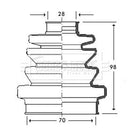 Borg & Beck Cv Joint Boot Kit Part No -BCB2790