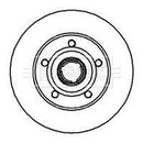 Borg & Beck Brake Disc Single Part No -BBD5937S