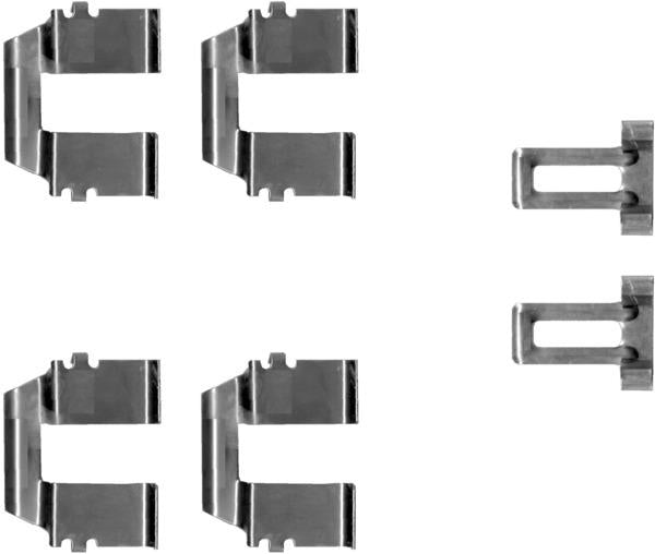 Mintex Brake Fitting Kit fits -Seat VW MBA1233 (also fits other vehicles)