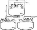 Mintex Brake Pad Set fits -Citroën MDB1611 (also fits other vehicles)