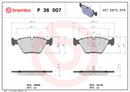 Brembo Brake Pad Set - P36007