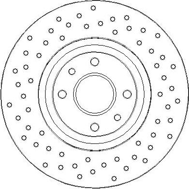 Disctech Brake Disc - Fits Abarth, Ford - ABD3347 - Front Axle