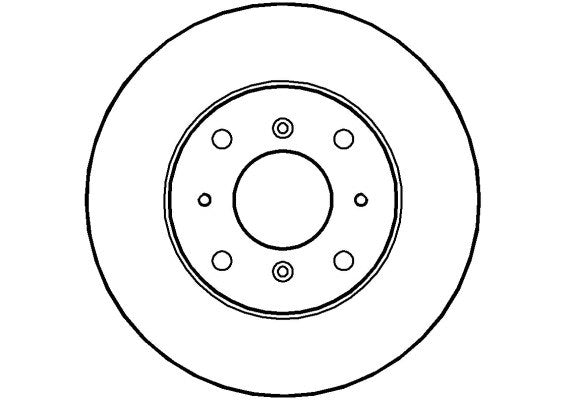 Disctech Brake Disc - Fits Mg - ABD2664 - Front Axle