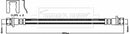 Borg & Beck Brake Hose Part No -BBH8338