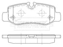 Borg & Beck Rear Brake Pad Set -BBP2508