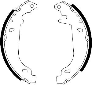 Mintex Brake Shoes fits -Citroën Peugeot MFR377 (also fits other vehicles)