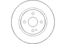 Disctech Brake Disc - Fits Mazda, Porsche - ABD2198 - Front Axle