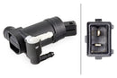 HELLA 5DA 358 057-341 Ignition Coil - 12V - 4-pin connector - Bolted