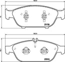 Mintex Brake Pad Set fits -MercedesBenz MDB3311 (also fits other vehicles)