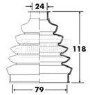 Borg & Beck Cv Joint Boot Kit Part No -BCB2366