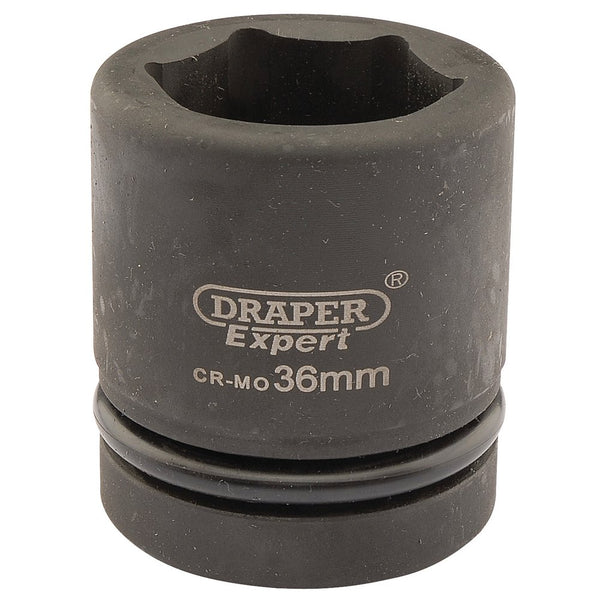 Expert HI-TORQ 6 Point Impact Socket, 1" Sq Dr, 36mm