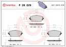 Brembo Brake Pad Set - P28029