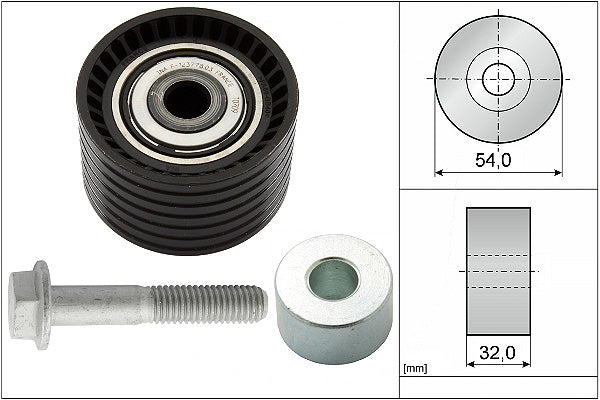 INA Deflection/Guide Pulley - Timing Belt - Part No - 532065410
