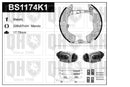 Quinton Hazell Mando Brake Shoe Kit -BS1174K1