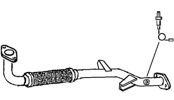 Klarius 301821 - Front Pipe For Cat  - Fits Mitsubishi Carisma 1.6i