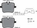 Textar Brake Pad Set - 2203901
