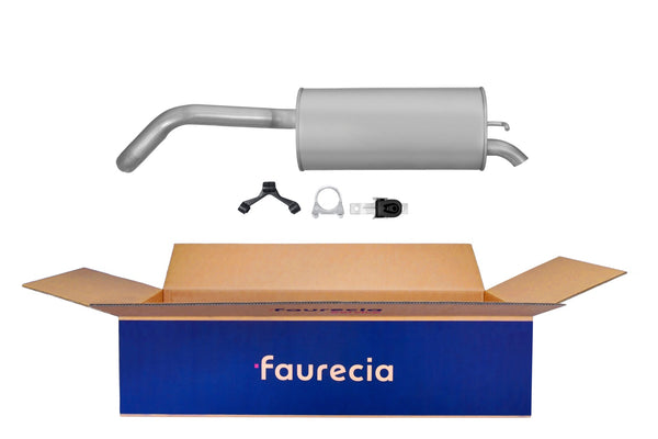 FAURECIA 8LD 366 036-711 Rear Muffler - Easy2Fit® Kit - fits VW TRANSPORTER T4