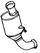 Klarius 399227 - Diesel Particulate Filter  - Fits Mercedes C220 2.2CDi