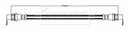 Borg & Beck Brake Hose Part No -BBH8818