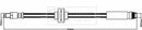 Borg & Beck Brake Hose Part No -BBH8569