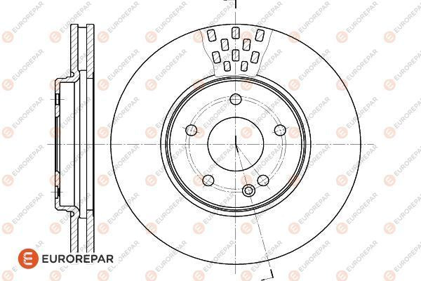 Eurorepar Brake Disc - 1618873980