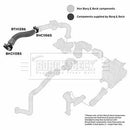 Borg & Beck Turbo Hose Part No -BTH1286