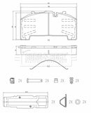Borg & Beck Brake Pads - BBP32998