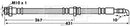 Borg & Beck Brake Hose Part No -BBH7640