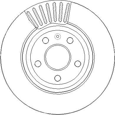 Disctech Brake Disc - Fits Mercedes-benz, Volvo - ABD3837 - Front Axle