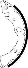 Mintex Brake Shoes fits -Honda Rover MFR204 (also fits other vehicles)