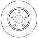 Borg & Beck Brake Disc Pair Part No -BBD5183