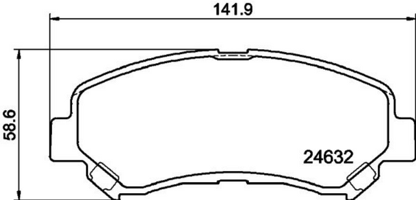 Mintex Brake Pad Set - MDB2938