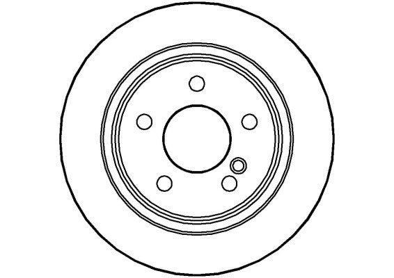 Disctech Brake Disc - Fits Mercedes-benz - ABD3530 - Rear Axle