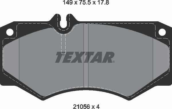 Textar Brake Pad Set - 2105601