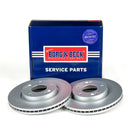 Borg & Beck Brake Disc Pair Part No -BBD4495