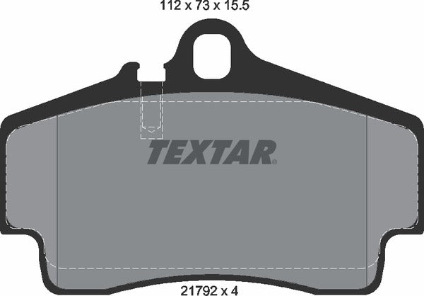 Textar Brake Pad Set - 2179203