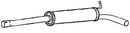 Klarius VW1307H - Box With Centre Pipe  - Fits Audi A1 1.0 TFSi