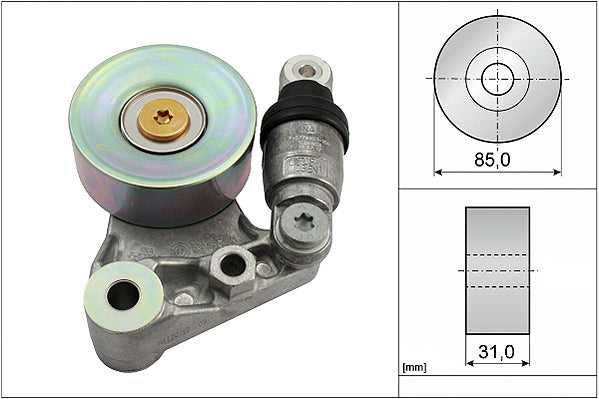 INA Tensioner Lever - V-Ribbed Belt - Part No - 534002110
