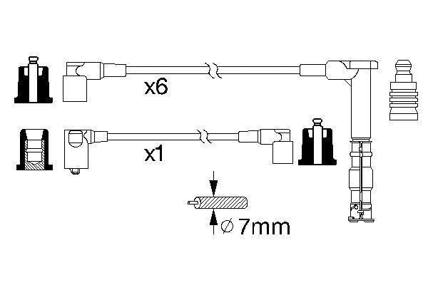 Bosch Ignition Lead Part No - 0986356314