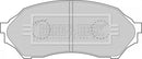 Borg & Beck Brake Pad Set - BBP1663