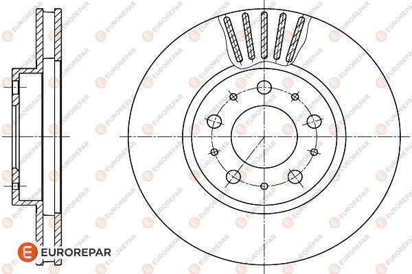 Eurorepar Brake Disc - 1618890680