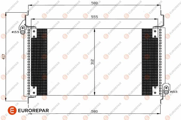 Eurorepar Air Conditioning Condenser - 1610162580
