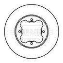 Borg & Beck Brake Disc Pair Part No -BBD4986